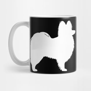 Papillon Silhouette(s) Mug